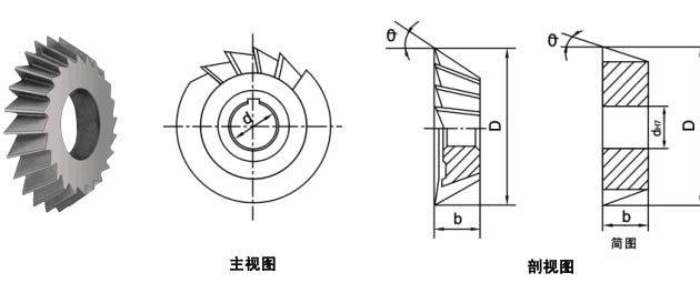 硬質合金單角銑刀